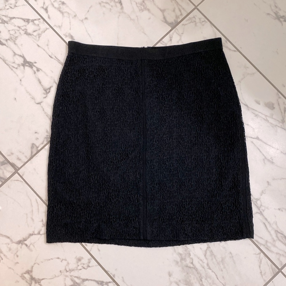 Black Ann Taylor Pencil Skirt